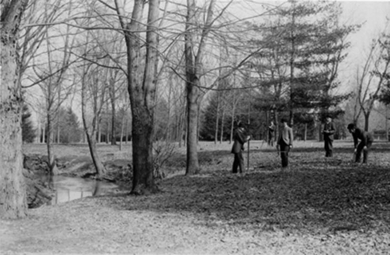 historical picture of the arboretum